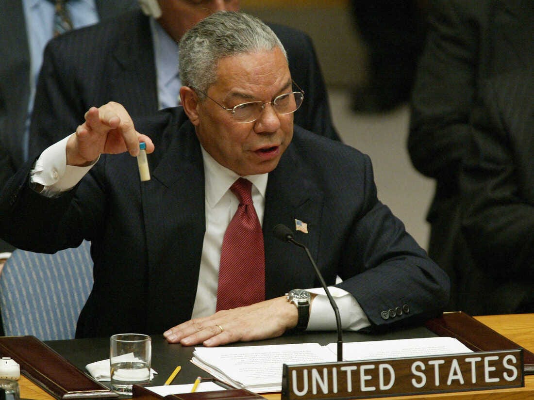 20 years ago, the U.S. warned of Iraq's alleged 'weapons of mass destruction' : NPR 20 years ago, the U.S. warned of Iraq's alleged 'weapons of mass destruction' : NPR