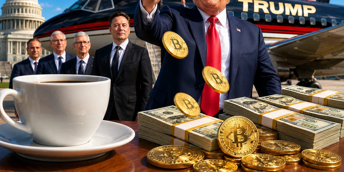 Why Was Hunter’s Cup of Coffee a National Crisis but Trump’s $5 Billion Grift Isn’t?