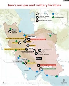 Iranian nuclear facilities (map) Iranian nuclear facilities (map)