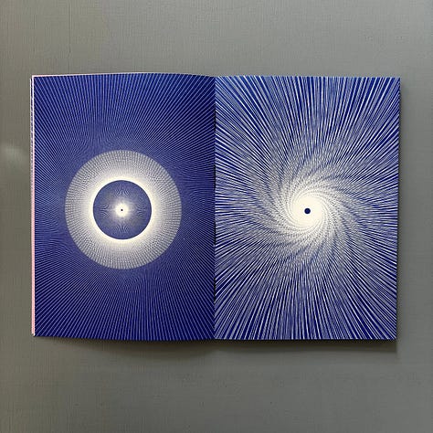 Robert Kleyn: Toward the Great Attractor, Wil Aballe, Vancouver / Gevaert Editions, Bruxelles-Brussel, 2025, Printed and bound by Chez Rosi, Edition of 50, accompanied by a poster [Saint-Martin Bookshop, Bruxelles-Brussel. © Robert Kleyn]