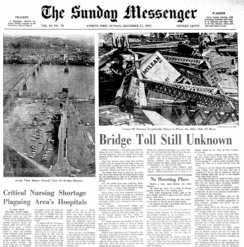 Mothman myth rooted in Messenger reporter's work | News |  athensmessenger.com