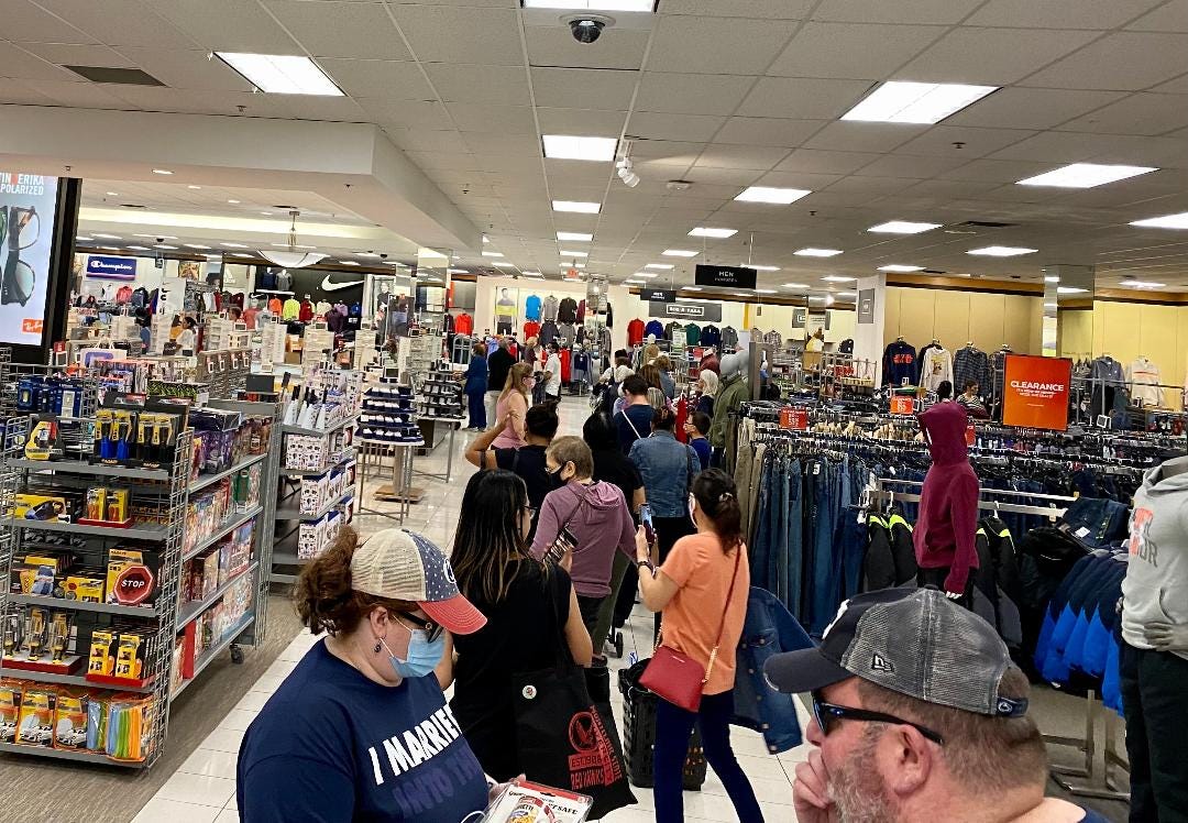 long lines at retail. www.3peconsulting.com