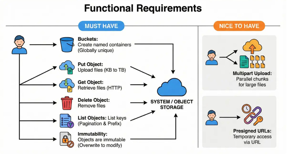 System Design Interview Question: Design Amazon S3 in 45 Mins.
