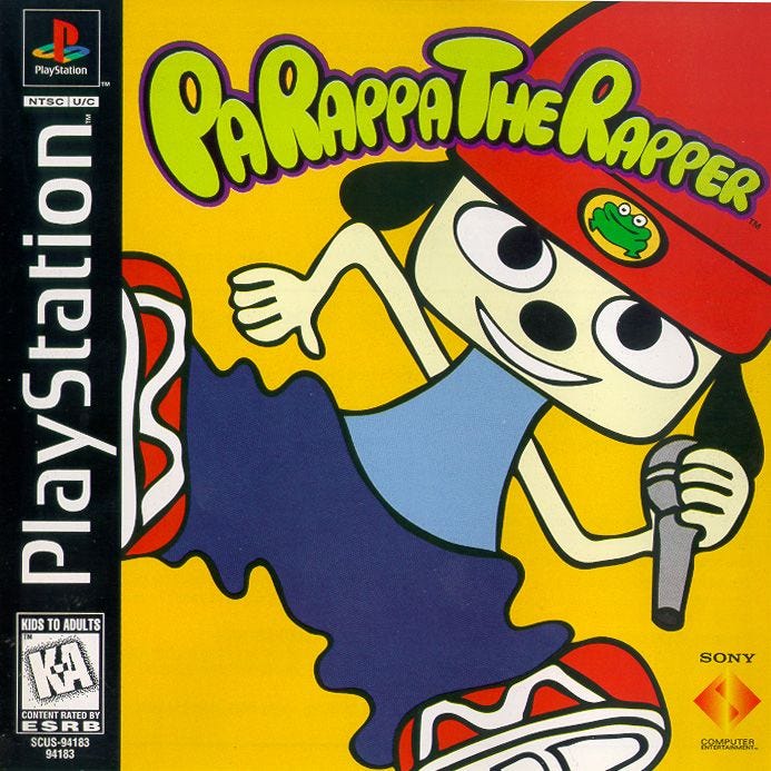 Front Cover for PaRappa the Rapper (PlayStation)