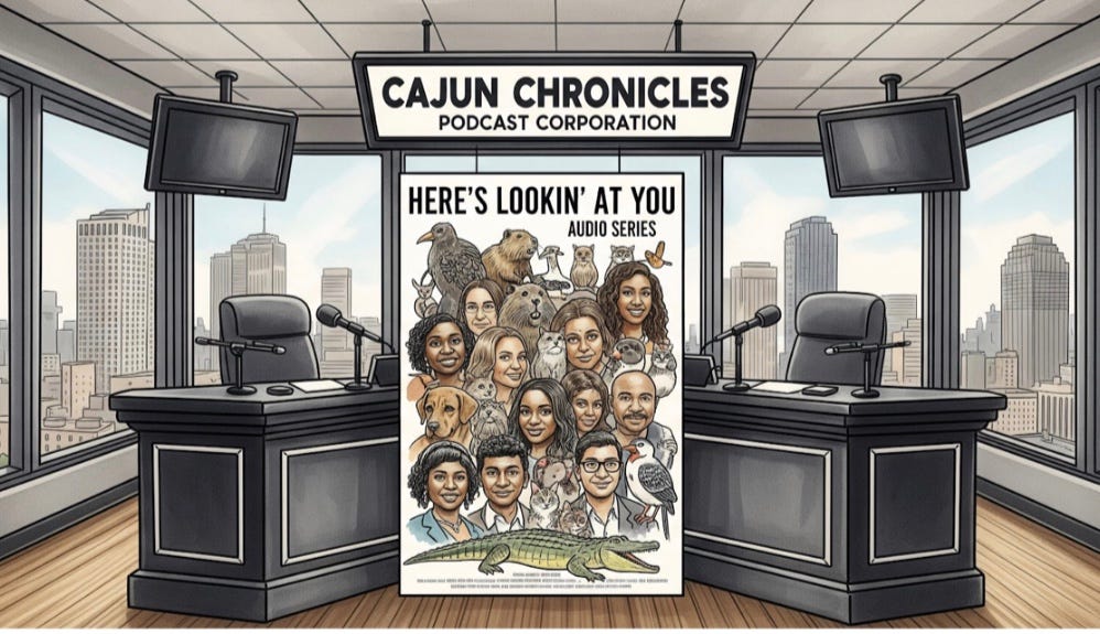 Cajun Chronicles Podcast Corporation studio in NOLA