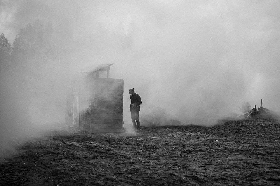 The fog of war obscures the finer details of what's going on