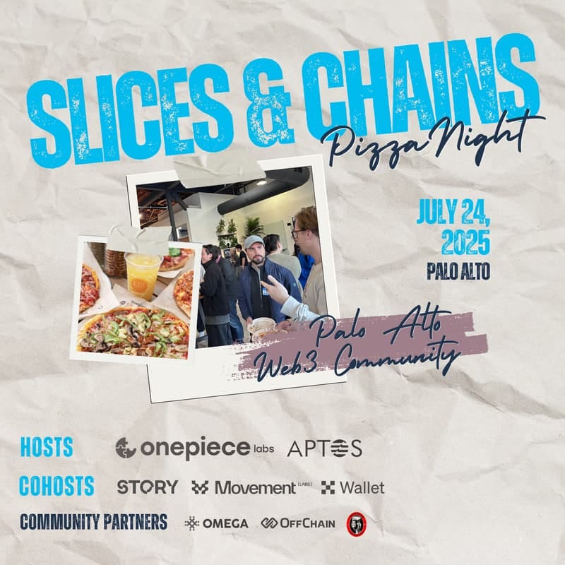 Slices & Chains - Palo Alto Web3 Pizza Night 的封面图片