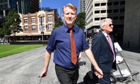 Ben Pennings arrives at the supreme court in Brisbane in March 2021.  