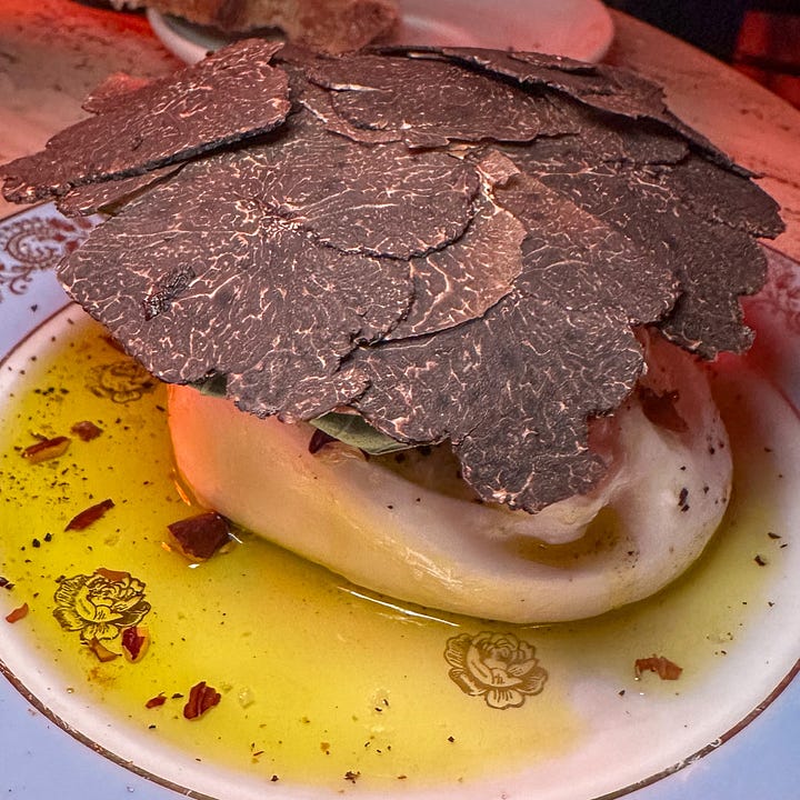 cheese selections at Augustin Marchand d'Vins in Paris