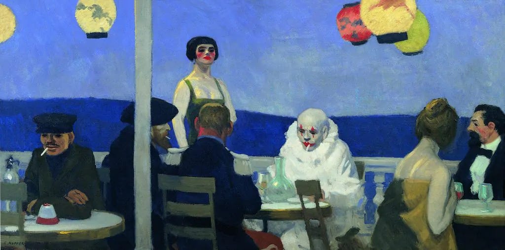 Hopper Soir Bleu painting Hopper Soir Bleu painting