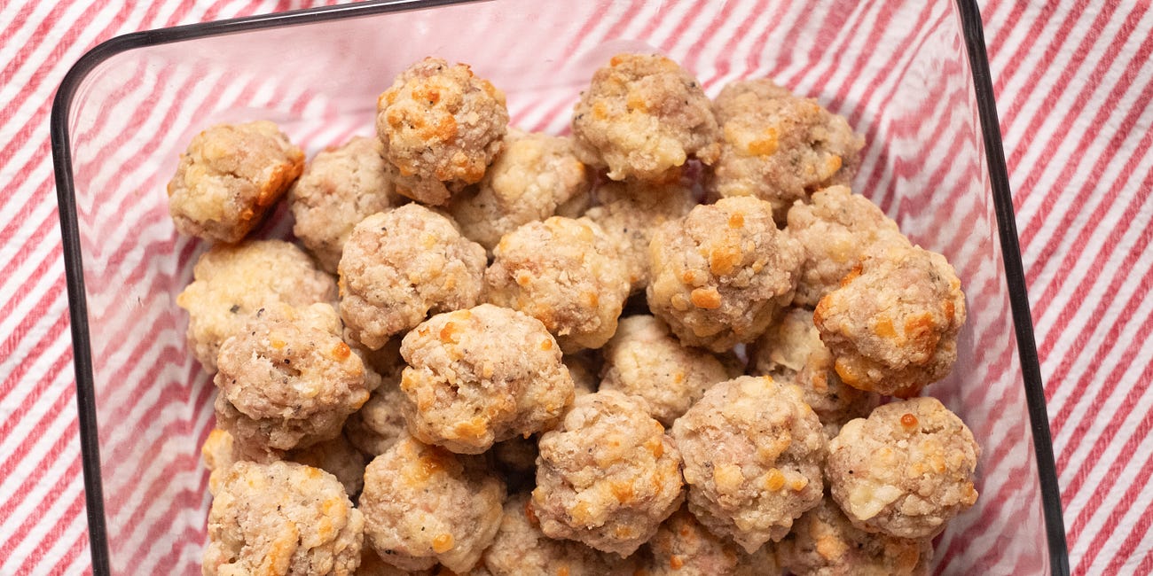 Easy Gluten Free Sausage Balls