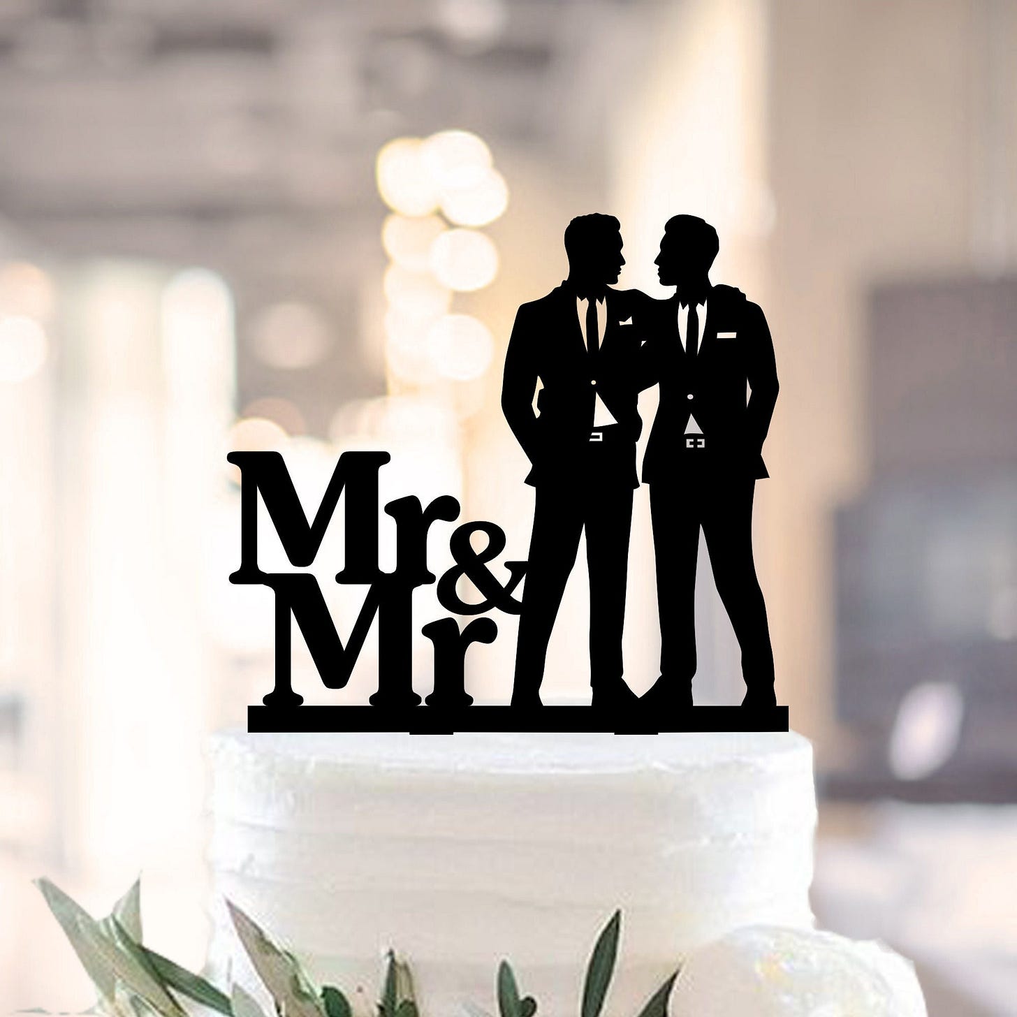 Mr and Mr Cake Topper, Gay Cake Topper, Gay Wedding Topper, Two Grooms Wedding  Cake Topper, Gay Topper, Gay Topper for Wedding, Gay Wedding - Etsy
