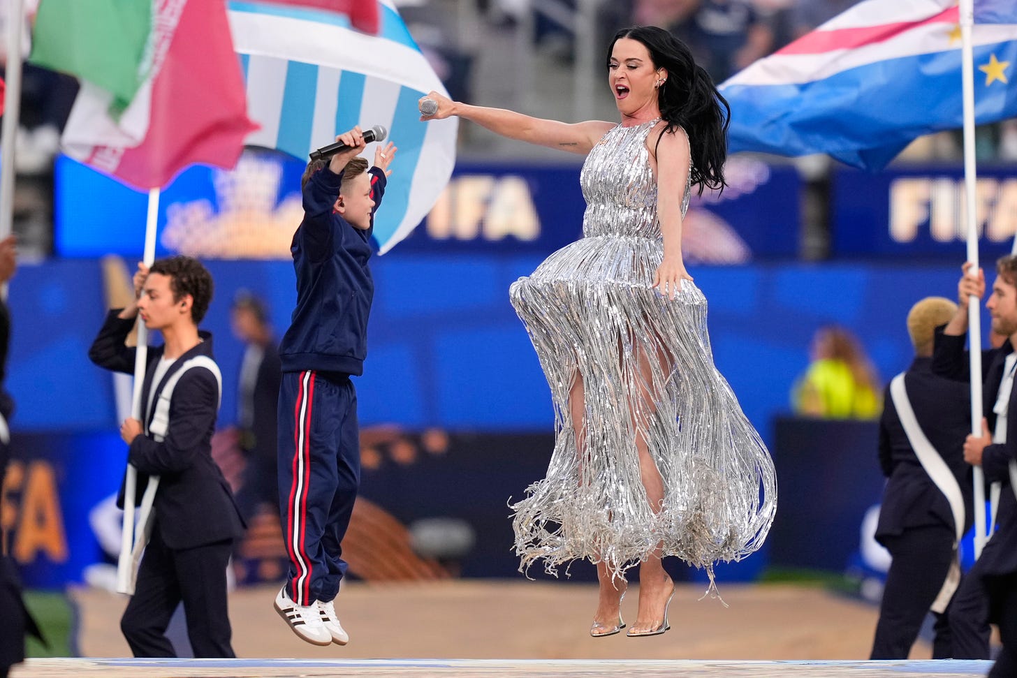 Photos: US World Cup opener in Los Angeles