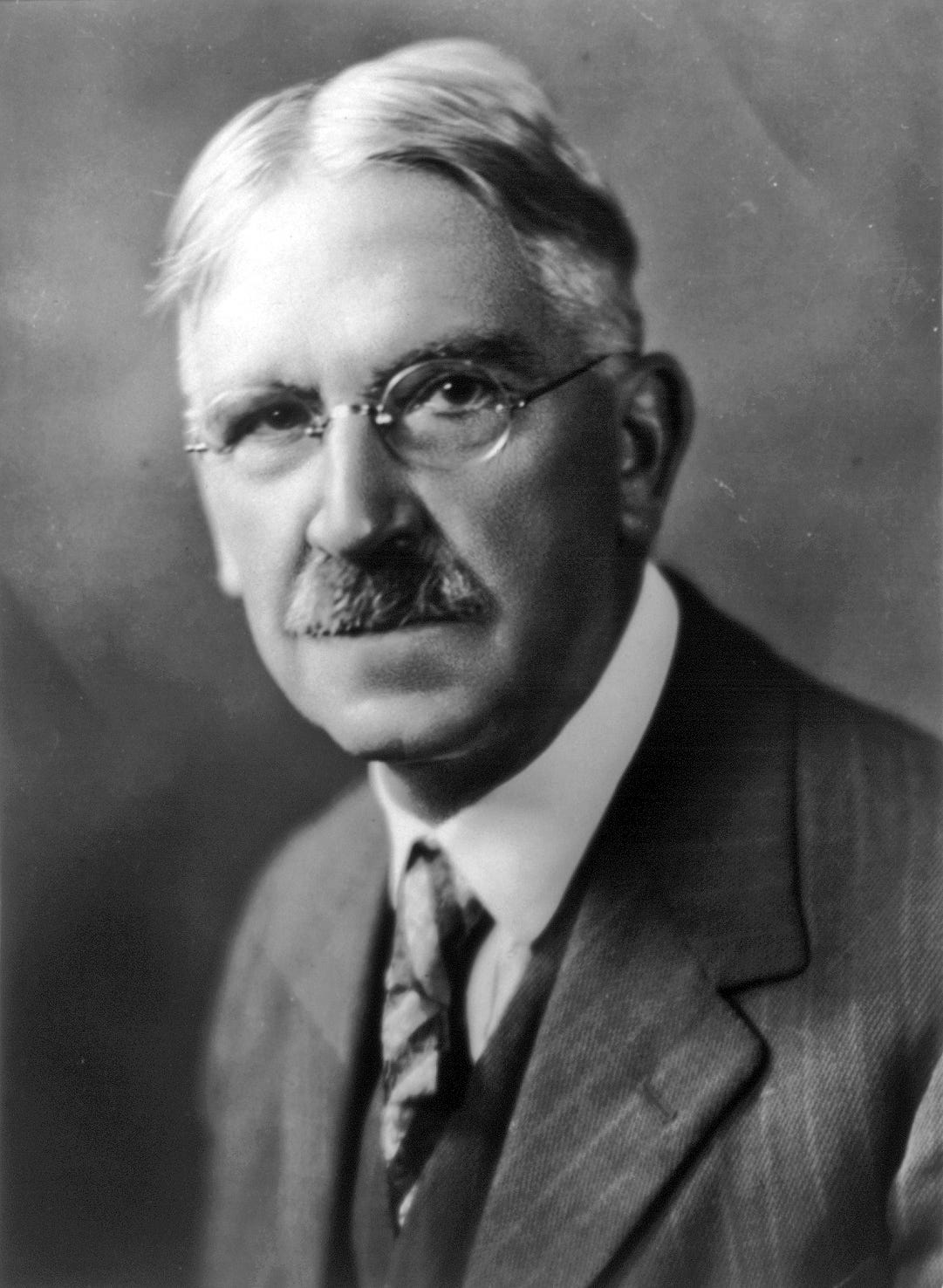 Bust portrait of Dewey, facing slightly left Bust portrait of Dewey, facing slightly left