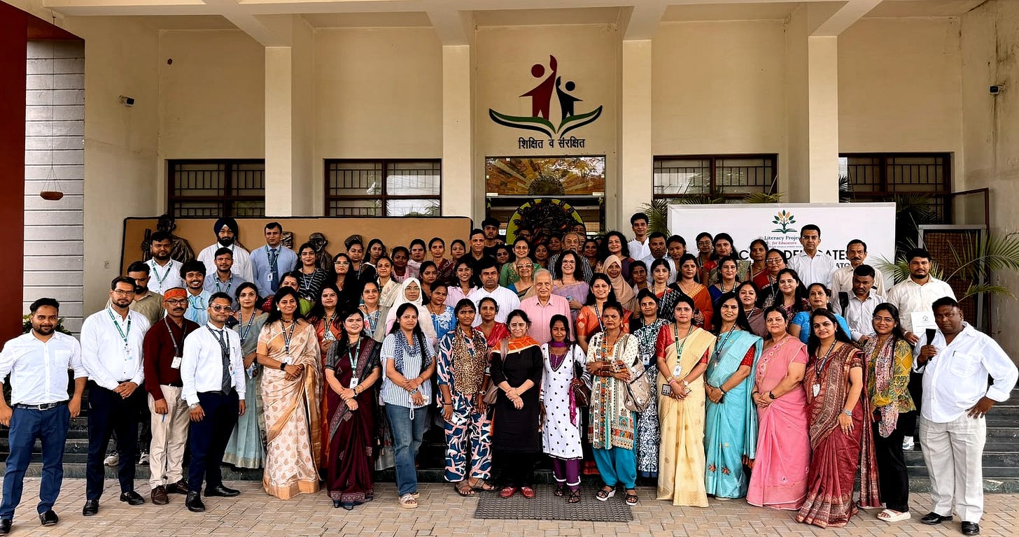 Literacy Project for Educators at Gyan Anant Vidyalaya Ghaziabad