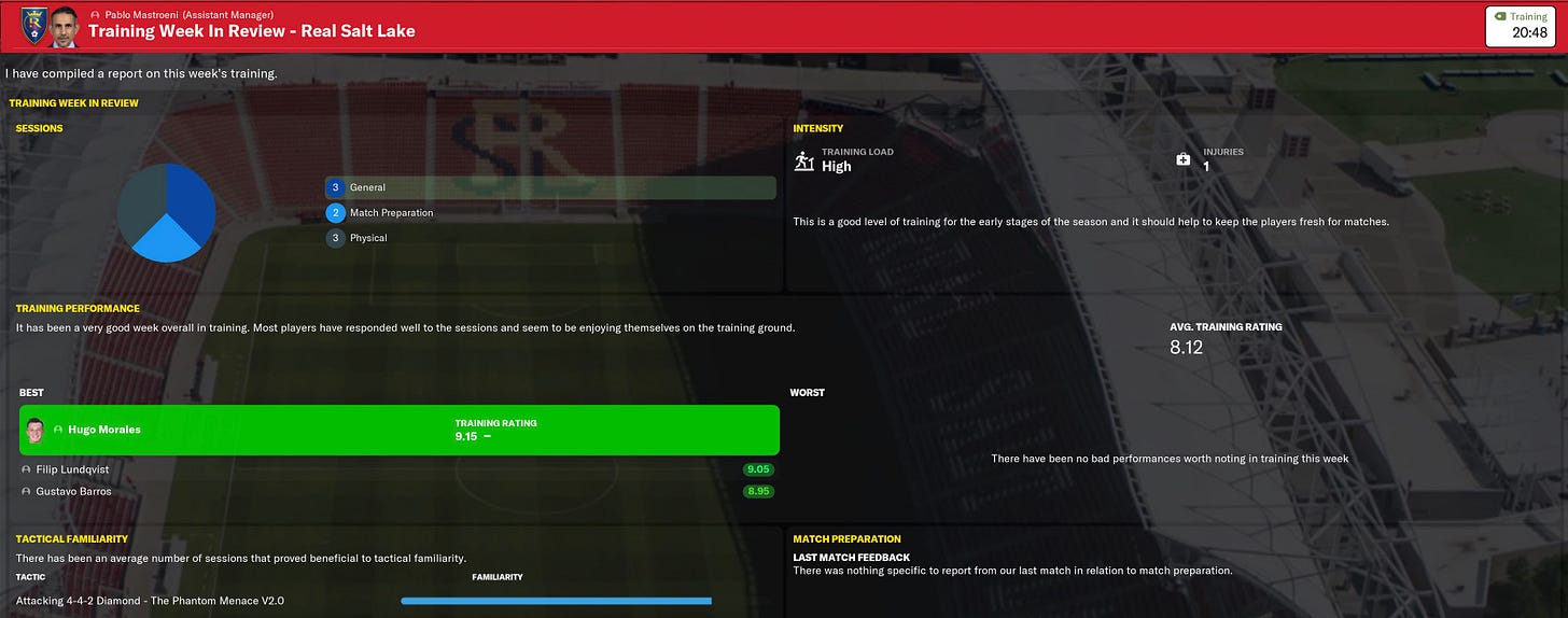 Football Manager 2021 Professional Training