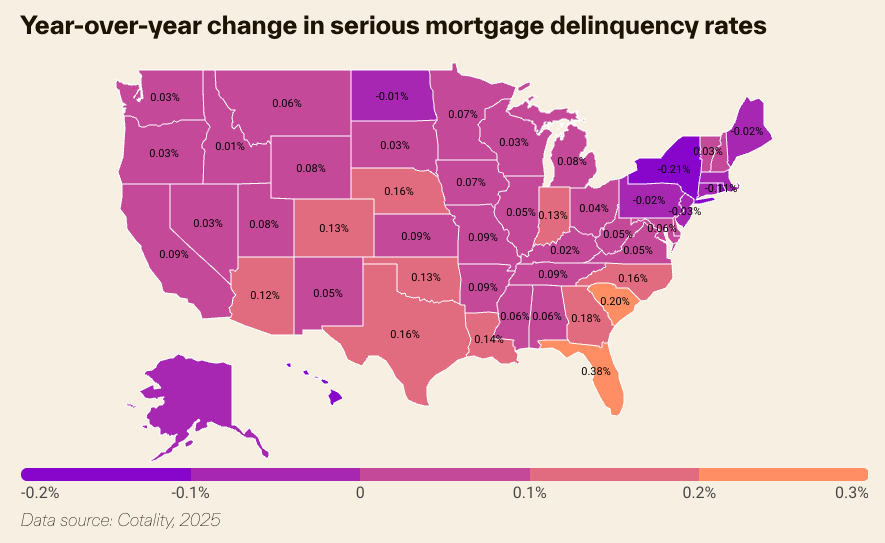 A map of the united states with numbers and percentagesAI-generated content may be incorrect.