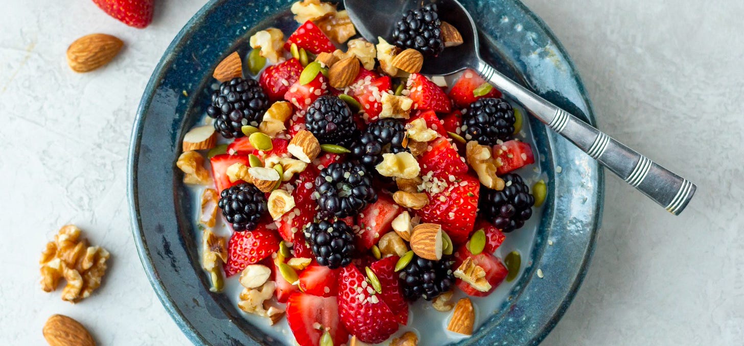 Better Breakfasts - Berry and Nut Breakfast Bowl — Sara Snow