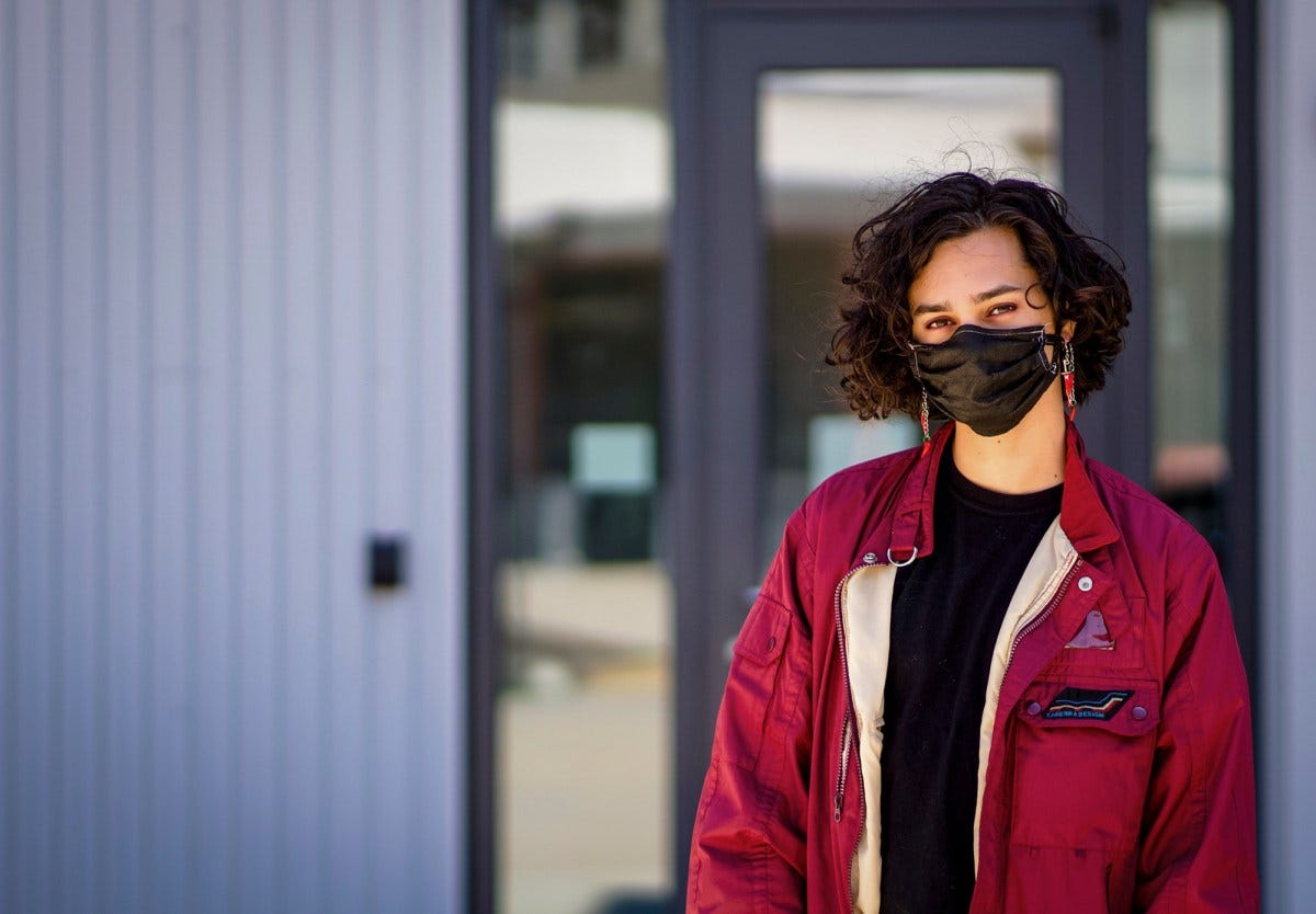 MW Kaplan on campus at California Polytechnic State University in San Luis Obispo on April 25, 2022. Photo by Shae Ashamalla for CalMatters