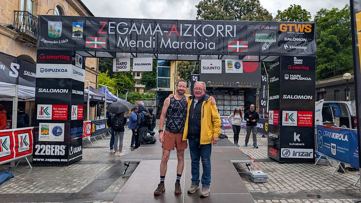 Collecting my bib for Zegama VK