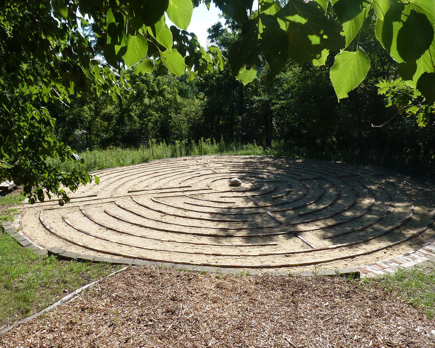 Labyrinth in summer Labyrinth in summer