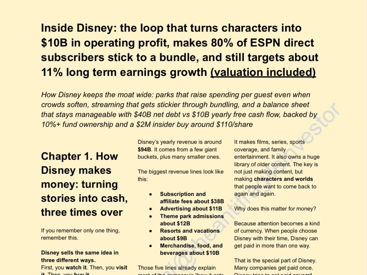 Disney Operating Model Inside Disney (pt.2/7), Experiences generates about $10B in operating ...
