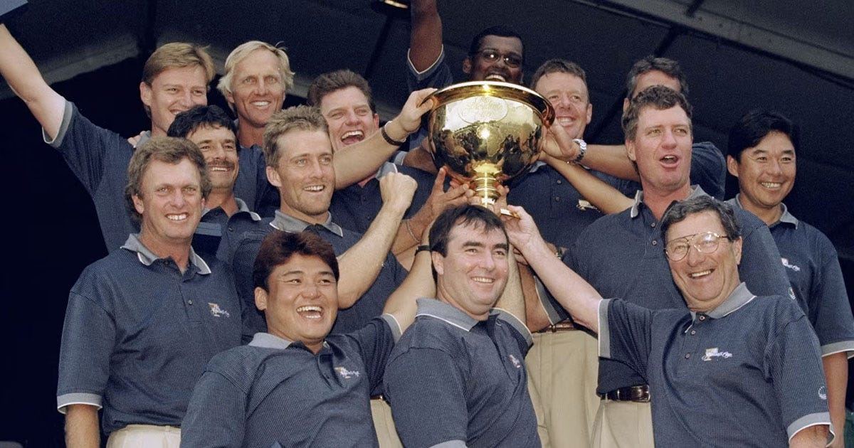 Tournament Victories - 1998 Presidents Cup - Greg Norman & The Greg Norman Company Tournament Victories - 1998 Presidents Cup - Greg Norman & The Greg Norman Company