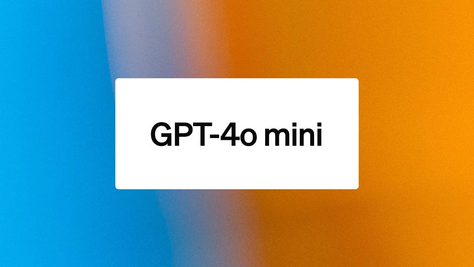 Newsletter artwork for “GPT-4o mini, Big Tech Secretly Train AI, and New Startup by Tesla's Ex-Head of AI”