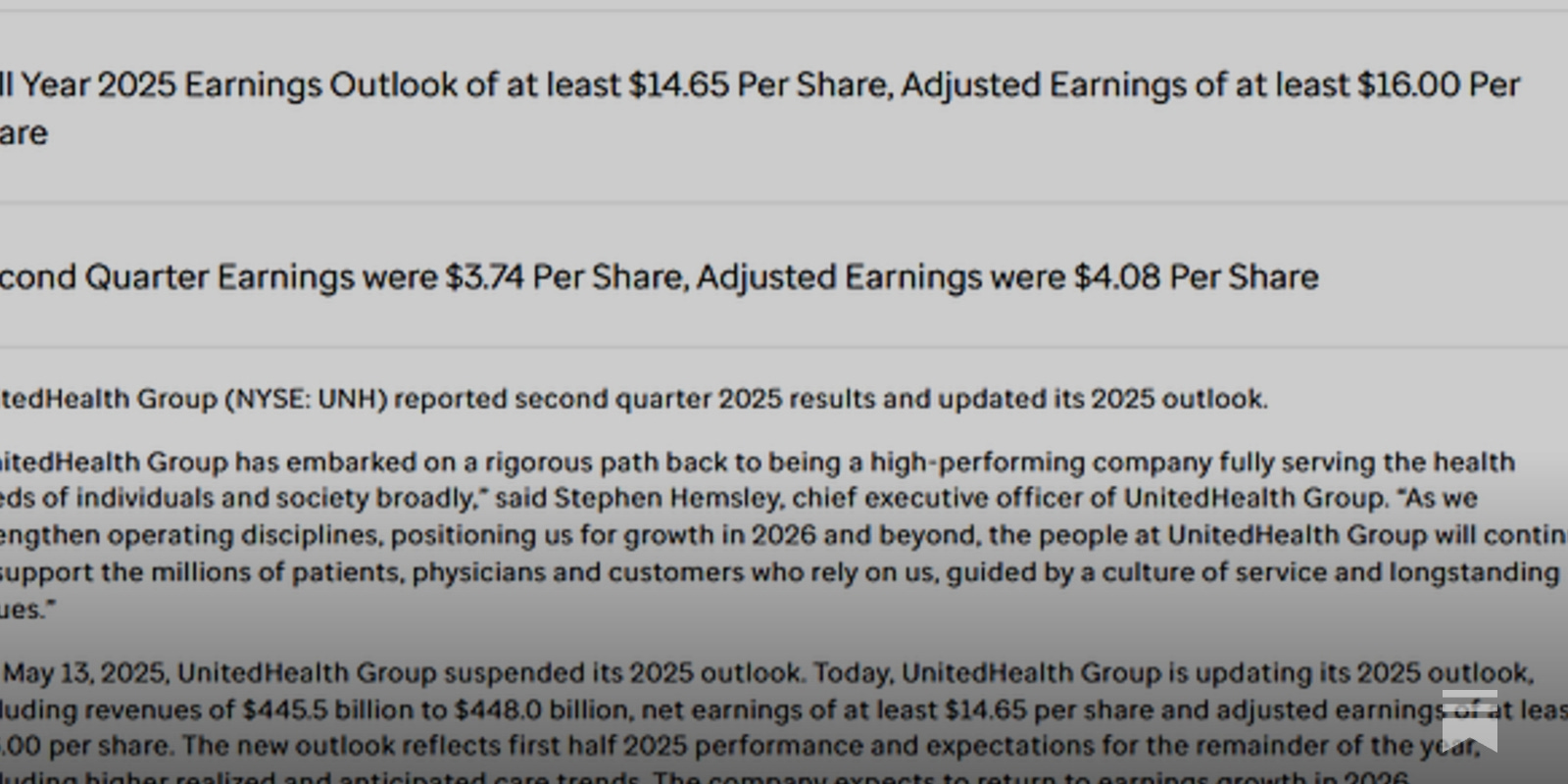 聯合健康集團#UNH Q2 財報分析- 大叔美股筆記Uncle Stock Notes