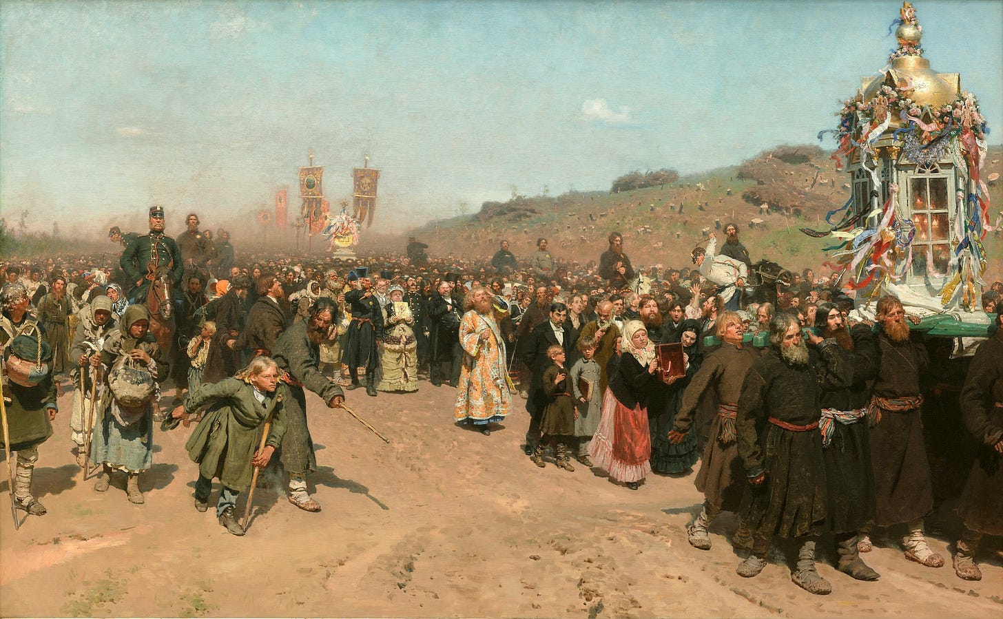 Smarthistory – Ilya Repin, Krestny Khod (Religious Procession) in Kursk  Gubernia