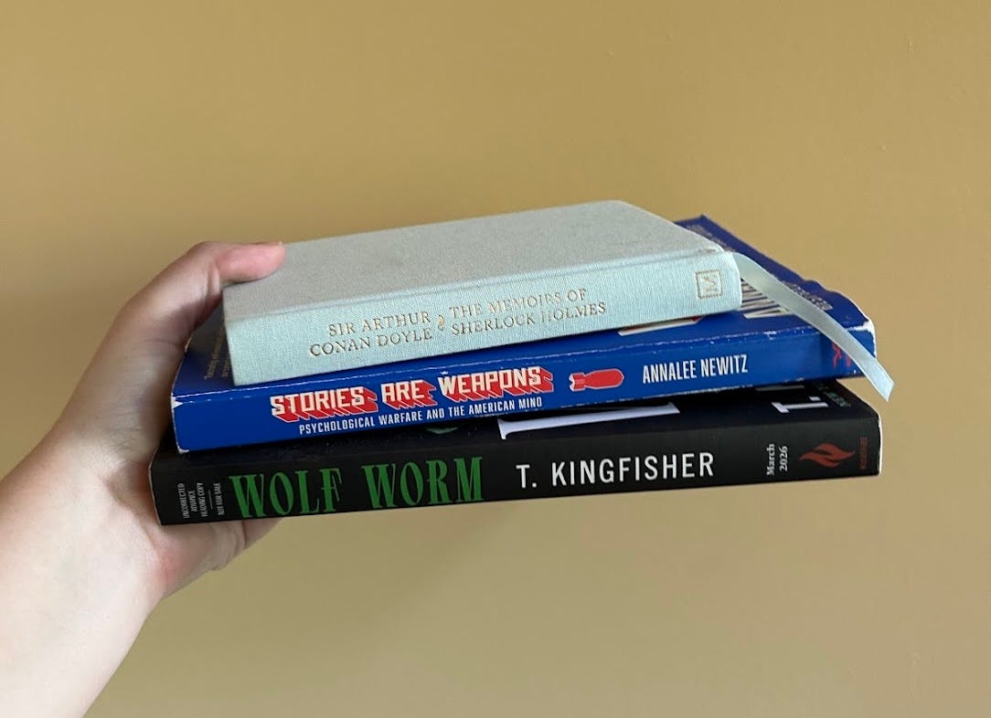 Books I read this month.