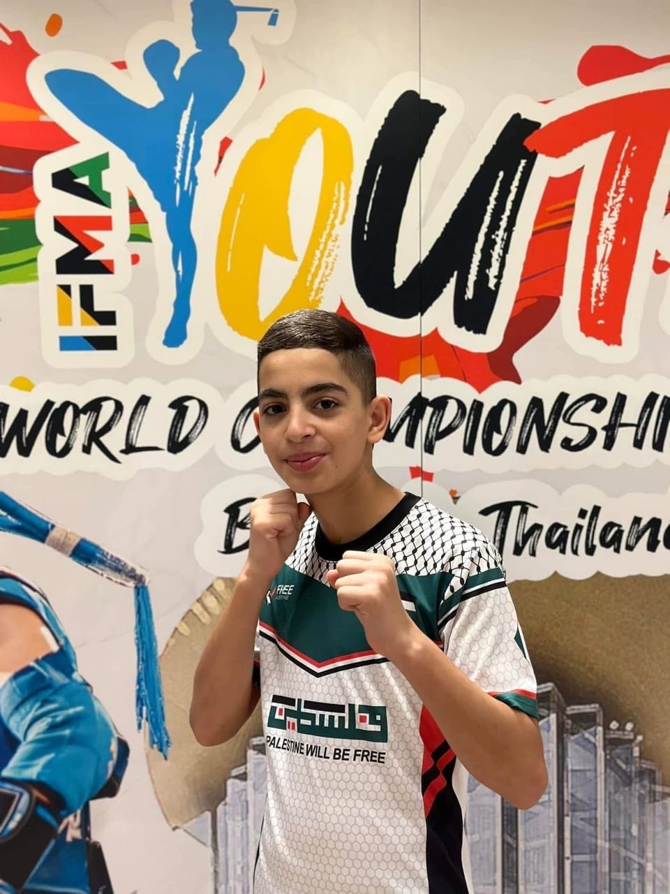 Ammar was an outstanding student at his school and a distinguished member of the Palestinian national junior Muay Thai team for more than four years. He won multiple local and international titles. His dream was to become a Muay Thai world champion. Ammar was an outstanding student at his school and a distinguished member of the Palestinian national junior Muay Thai team for more than four years. He won multiple local and international titles. His dream was to become a Muay Thai world champion.