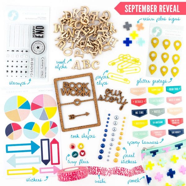 OhDeerMe embellishment kit September