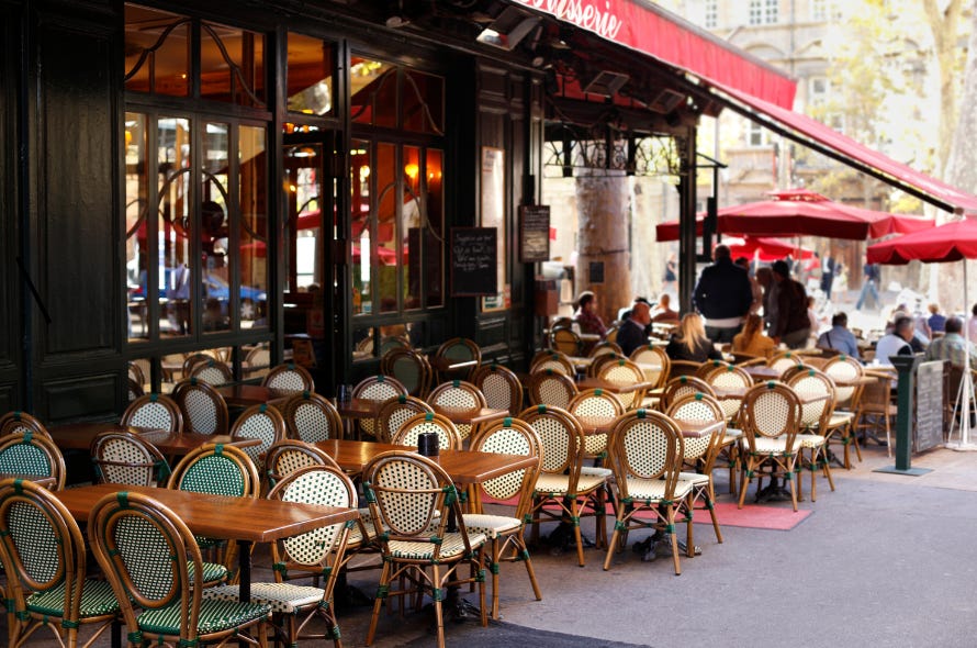 French cafe chairs
