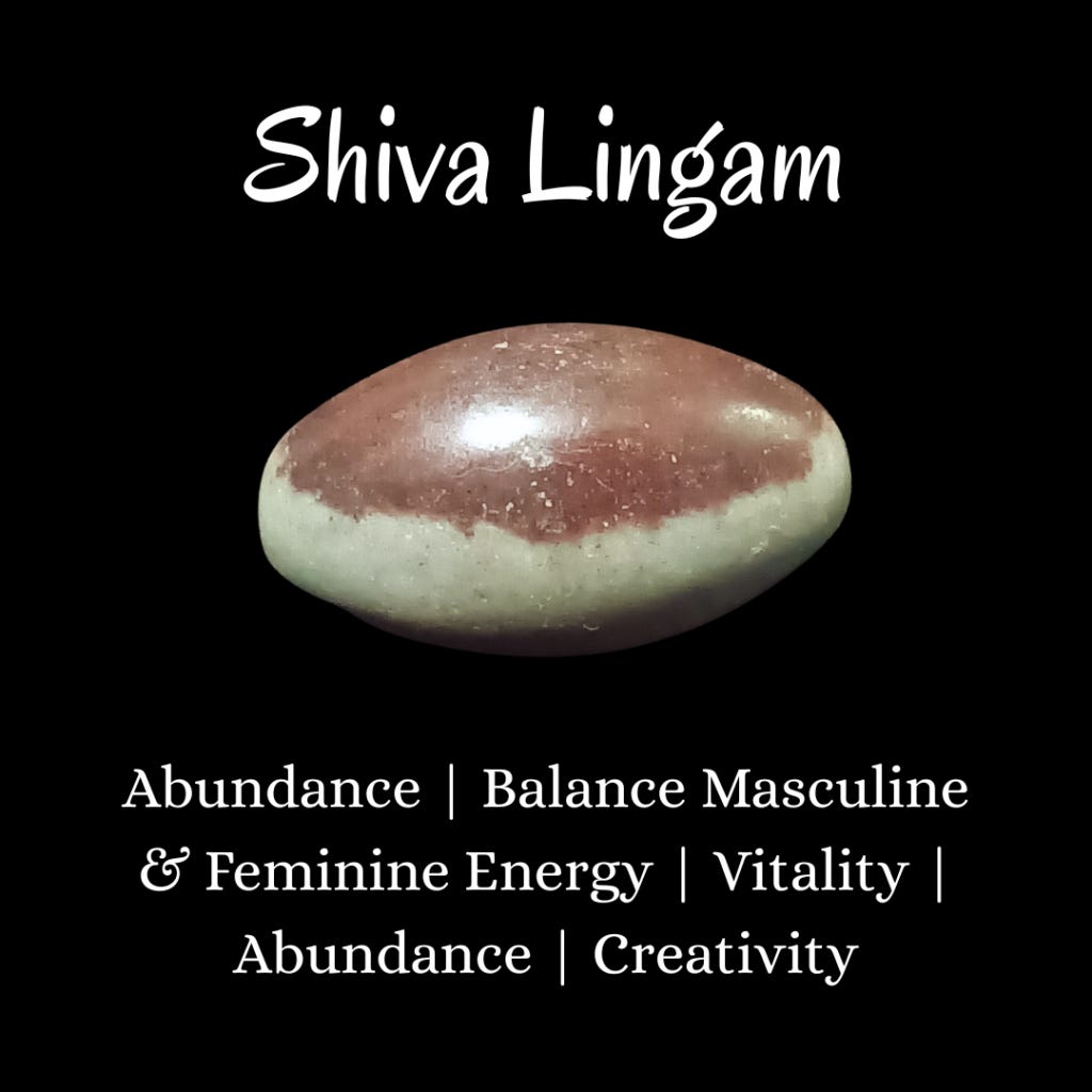 Shiva Lingam PROPERTIES - Abundance | Balance Masculine & Feminine Energy | Vitality | Abundance | Creativity