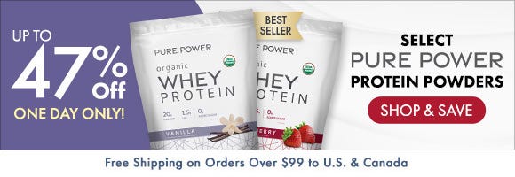 Get up to 47% Off on Select Pure Power Protein Powders