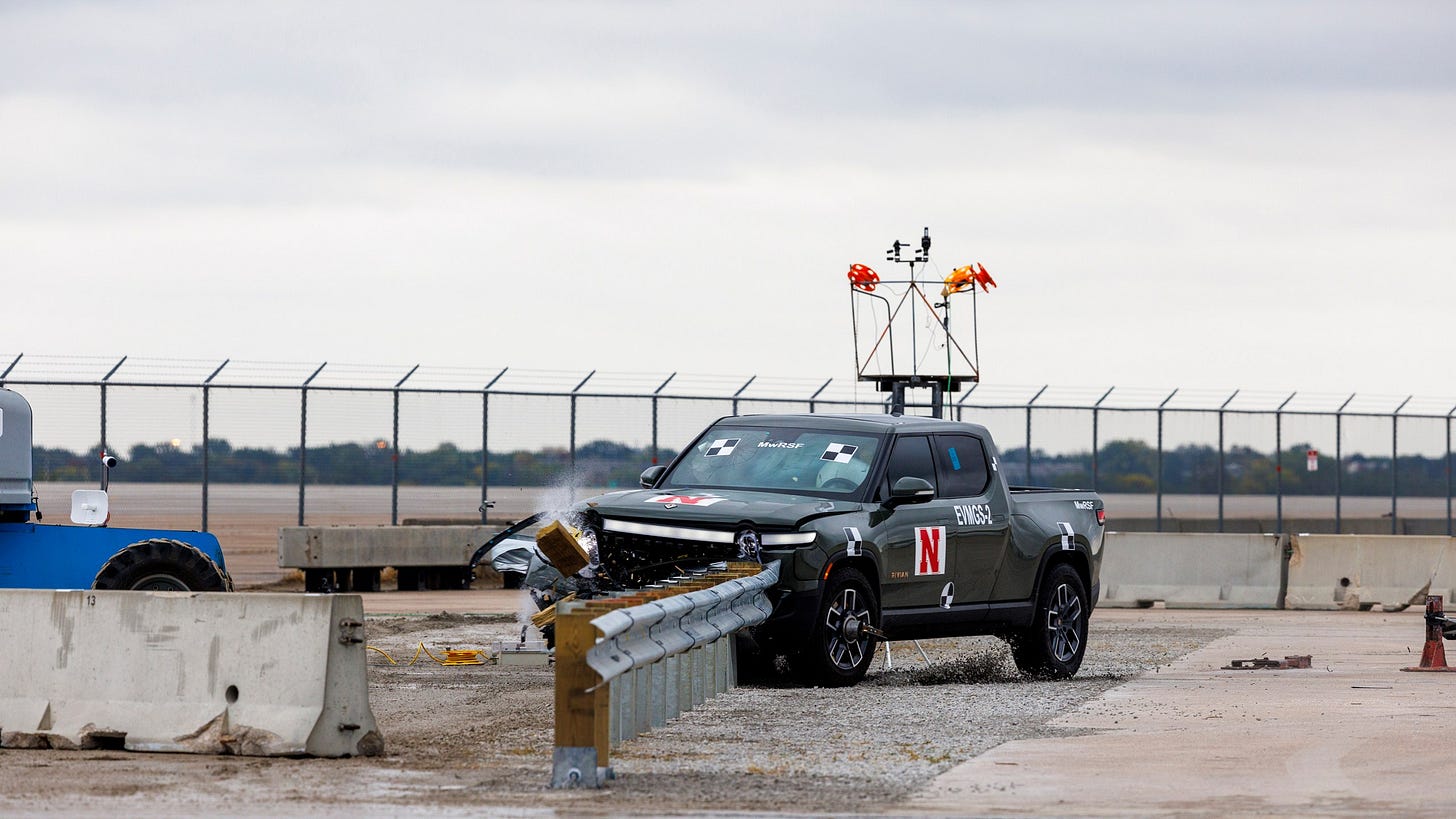 Crash tests indicate nation's guardrail system can't handle heavy electric  vehicles | WKRN News 2