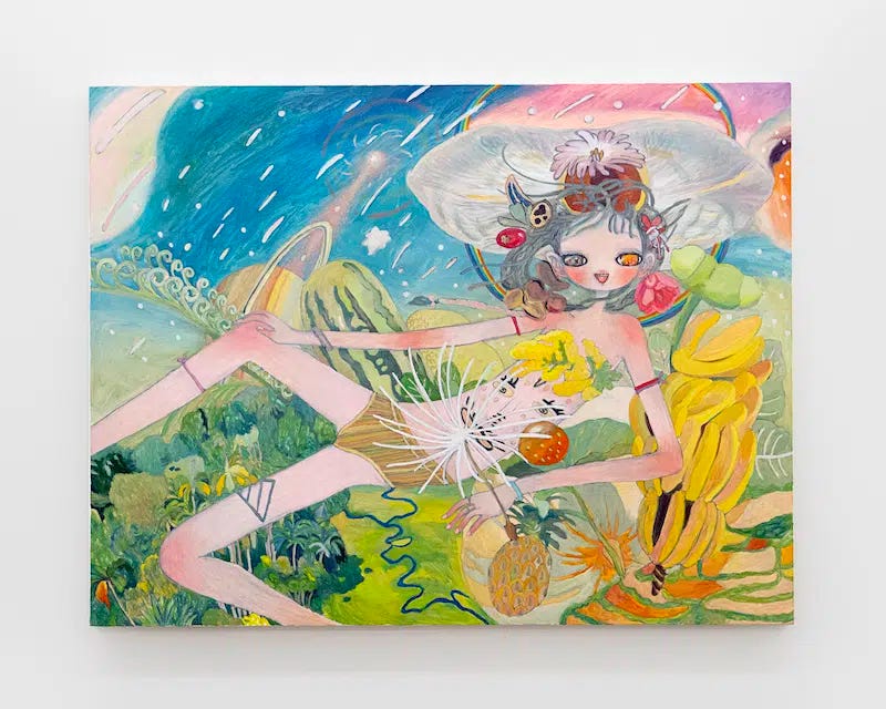 "地球上の全植物の精 | the spirit of all plants on earth," 2025. (©2025 AYA TAKANO/Kaikai Kiki Co., Ltd. All Rights Reserved)