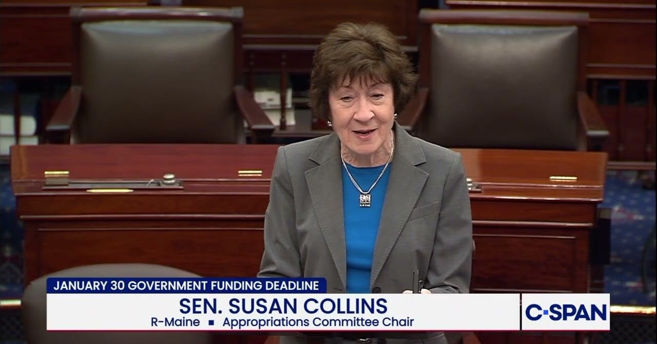 Sen. Collins on DHS Funding