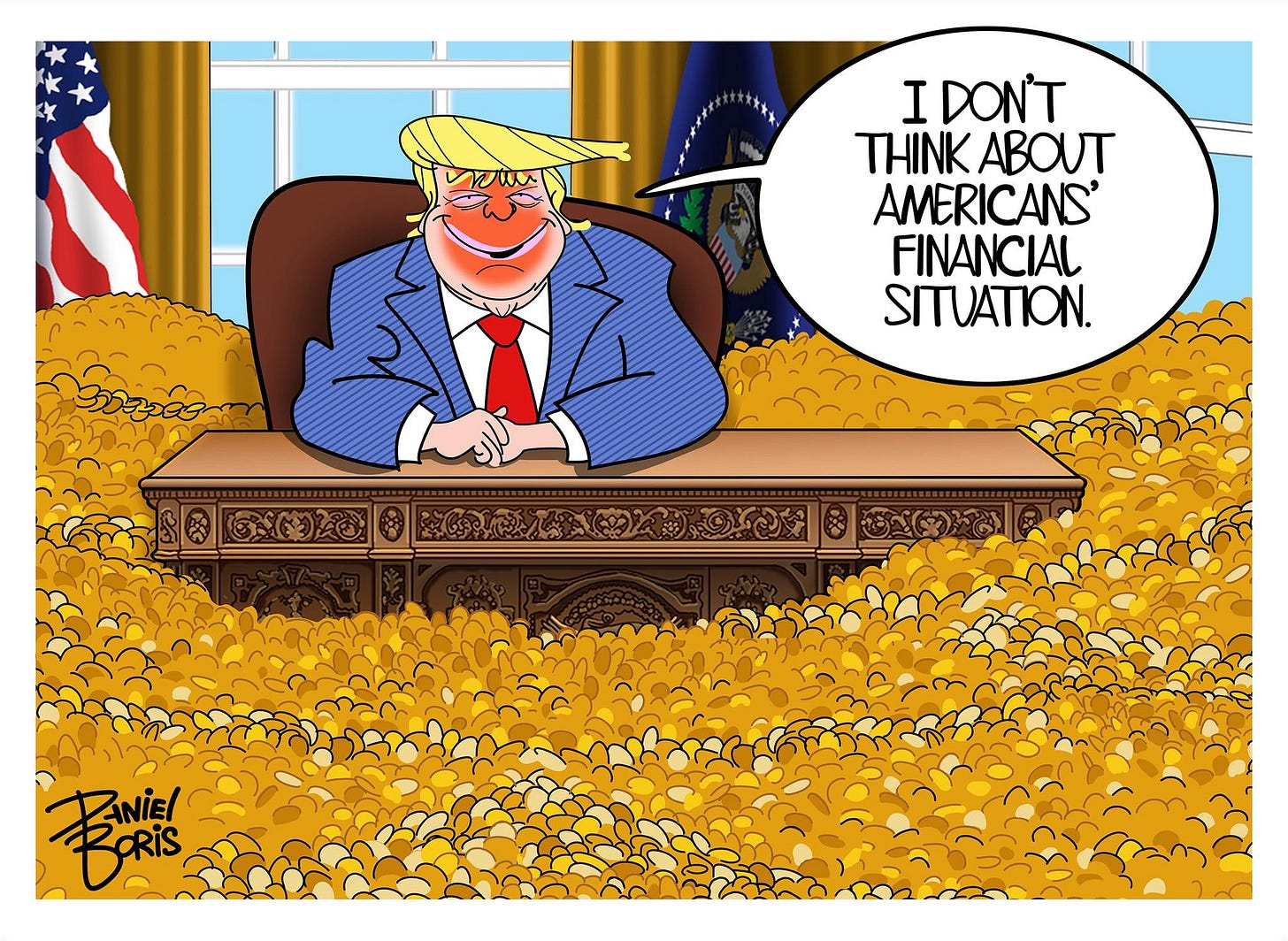 May be an image of text that says 'I DON'T THINK ABOUT AMERICANS' FINANCIAL SITUATION. 風 EINt! ANiEl BoRis ORIS' May be an image of text that says 'I DON'T THINK ABOUT AMERICANS' FINANCIAL SITUATION. 風 EINt! ANiEl BoRis ORIS'