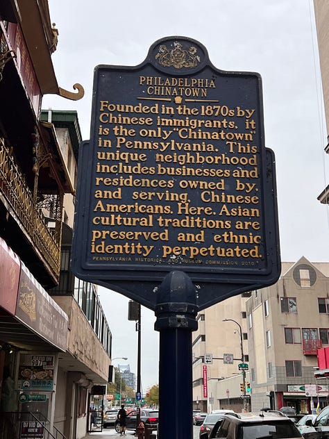 Reading Terminal Market and Chinatown in Philly