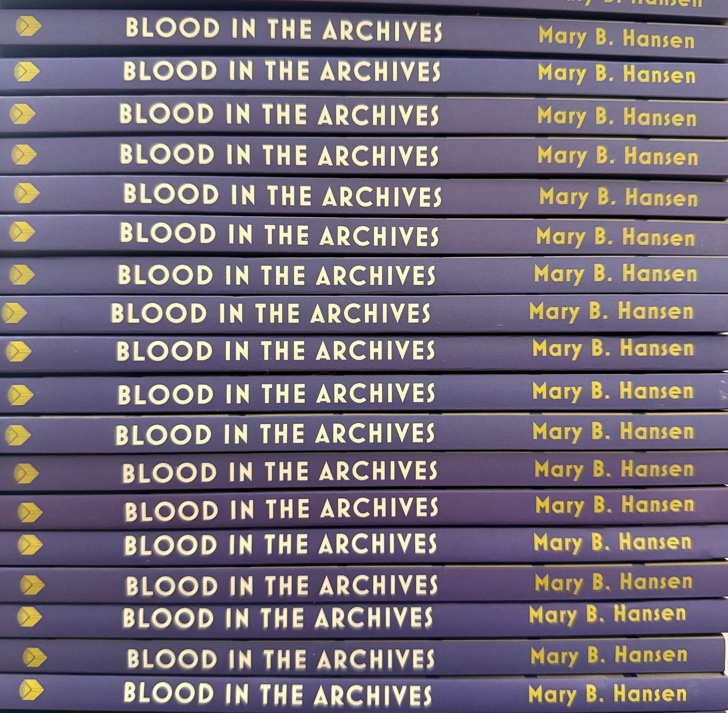 Stack of books with the spines showing Stack of books with the spines showing