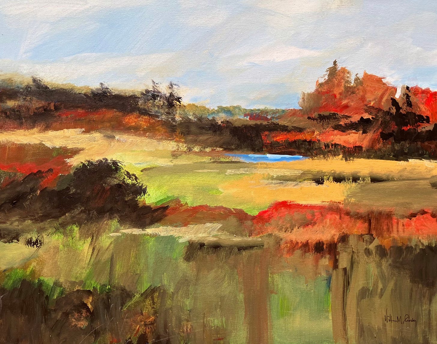 Autumn Landscape by William Crosby