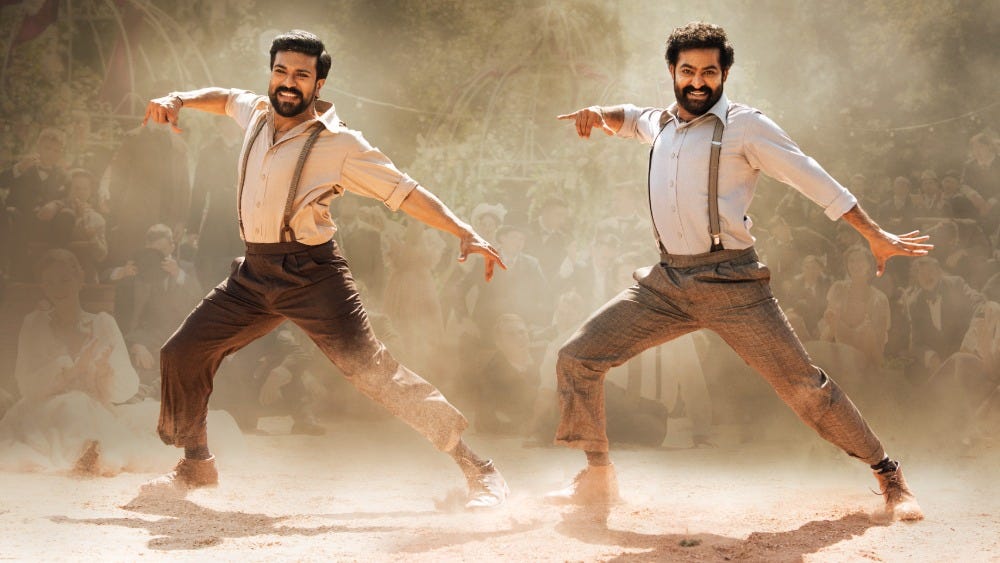 RRR,' With Ram Charan, NTR Jr, Roars to $65 Million Opening Weekend