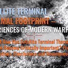 Thermal Signature of Satellite Communication Terminals - The Experience of Modern Warfare