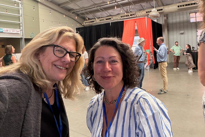 photo of diane with two people