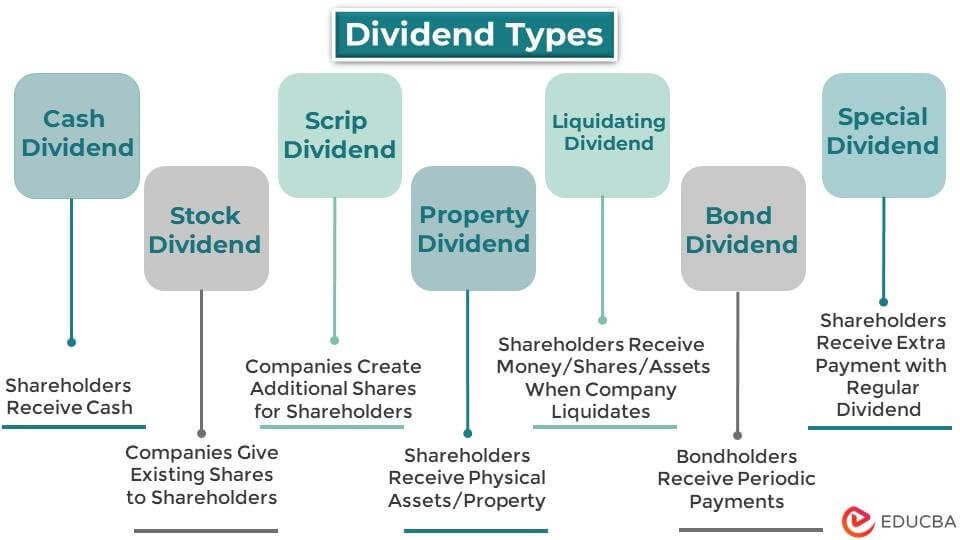 7 Types of Dividends | Meaning, Examples, Journal Entries