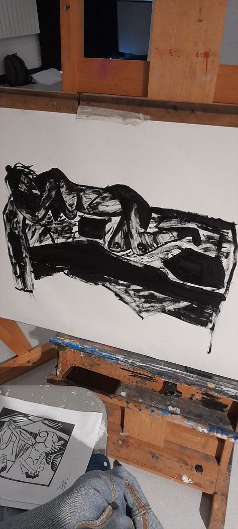 life drawings of female nude in Merthyr Tydfil