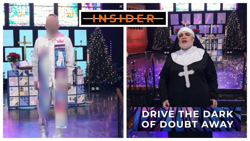 Stripper Heels? Jesus in Drag? Methodist ‘Pastor’ Wears Insanely Blasphemous Vestments for ‘Drag Queen Sunday’