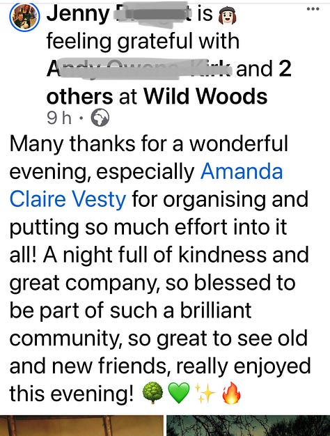 Reviews of Amanda Claire Vesty retreats and workshops